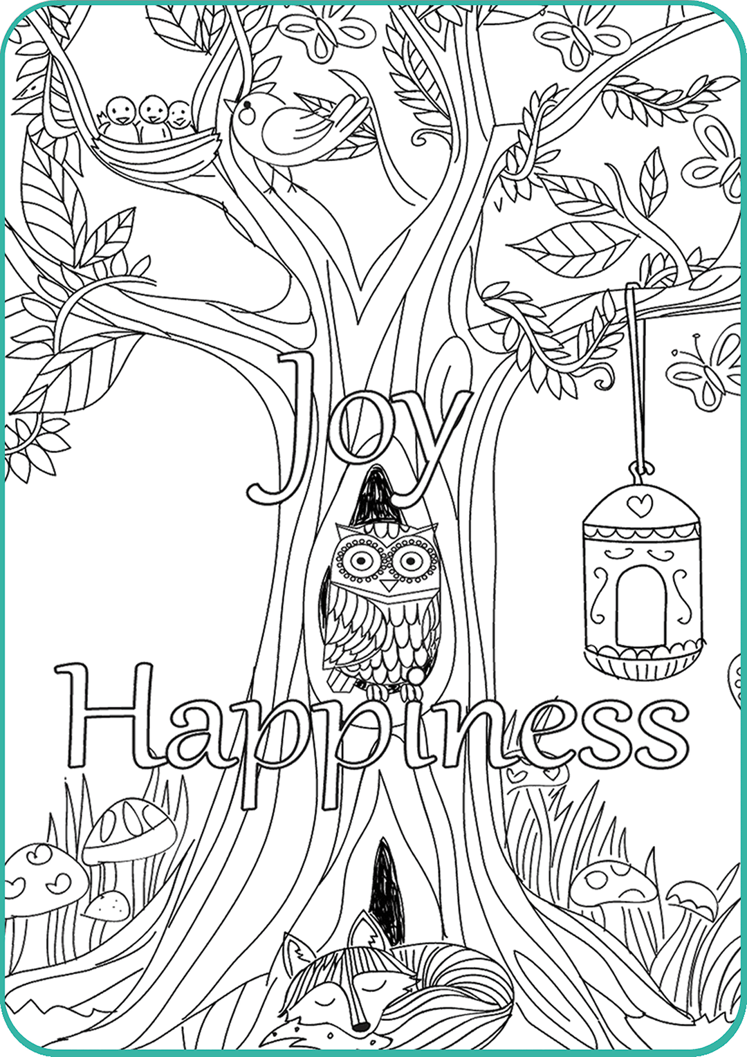 Mindfulness Colouring Cards with Affirmations - Image 35