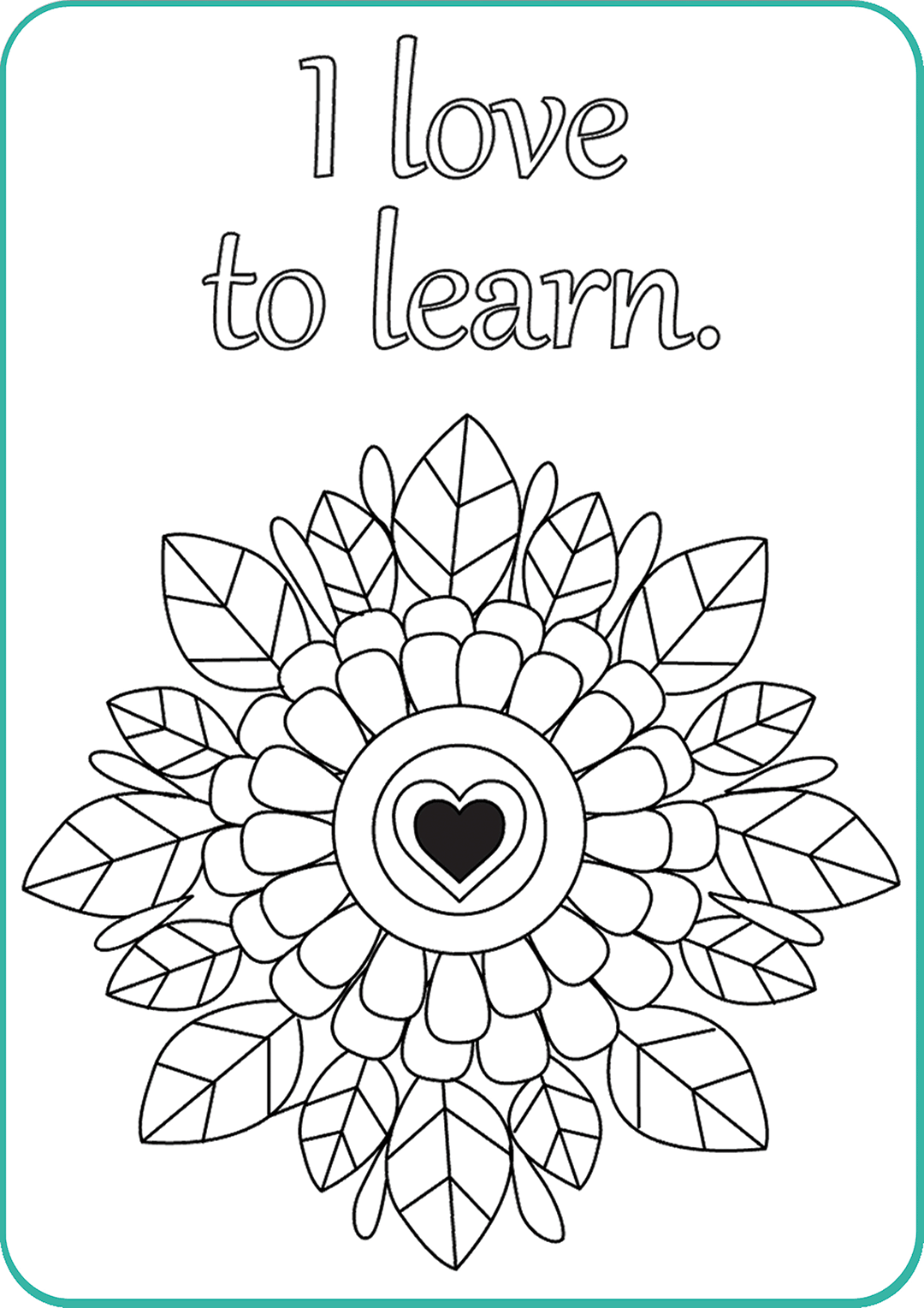 Mindfulness Colouring Cards with Affirmations - Image 31
