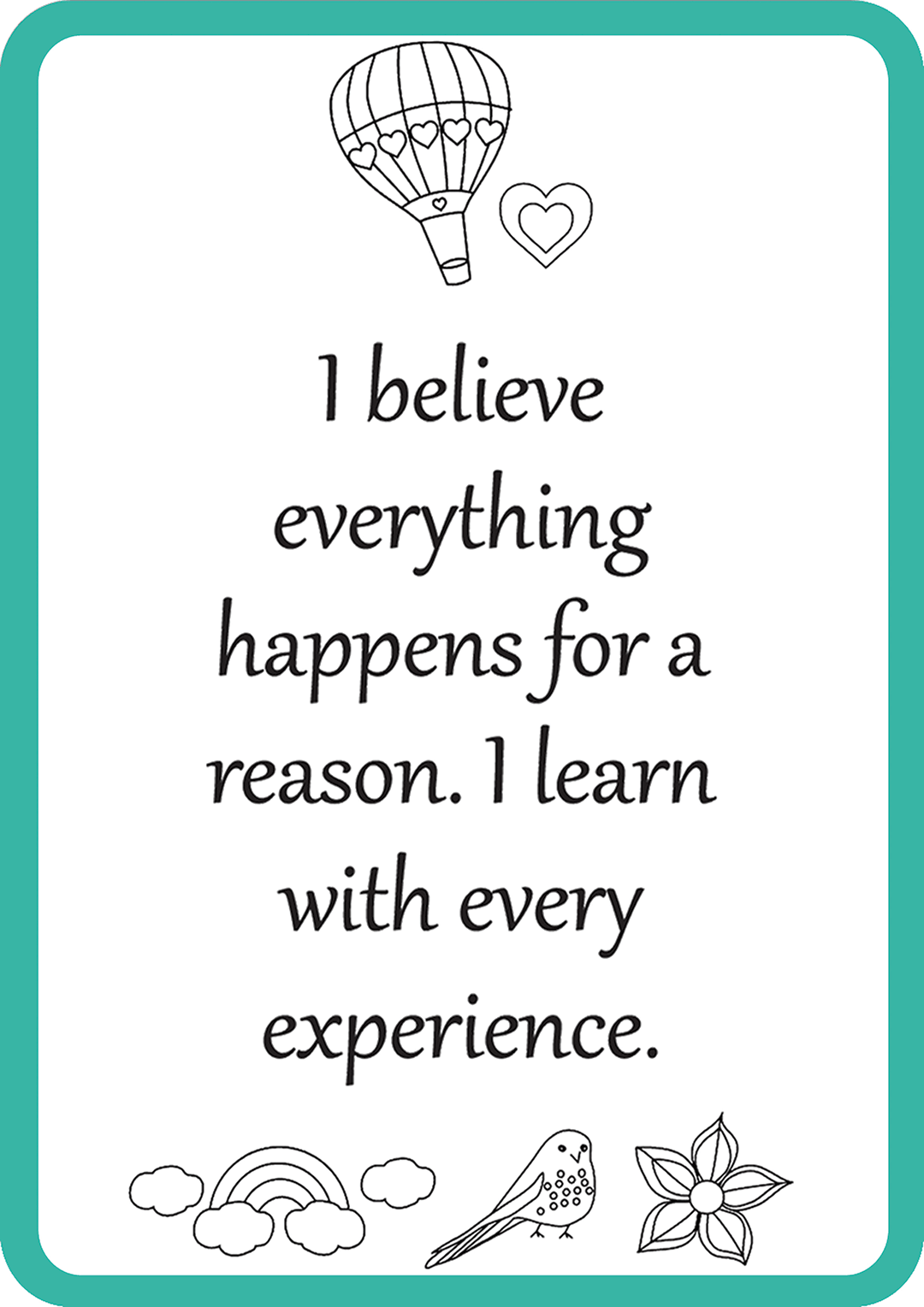 Mindfulness Colouring Cards with Affirmations - Image 24