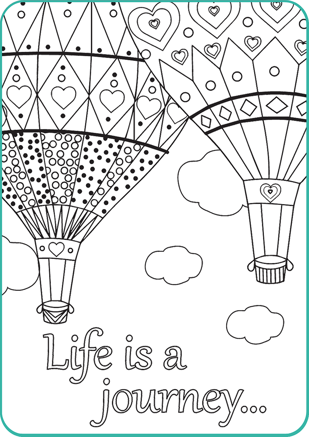 Mindfulness Colouring Cards with Affirmations - Image 25