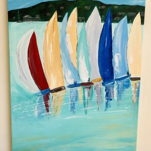 Colourful Yacht Race