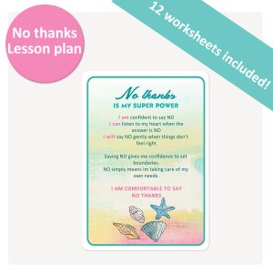 No Thanks - Super Power Lesson Plan