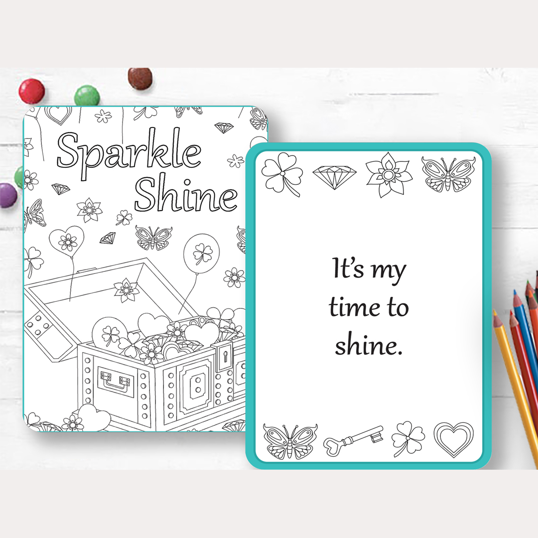 Mindfulness Colouring Cards with Affirmations - Image 15