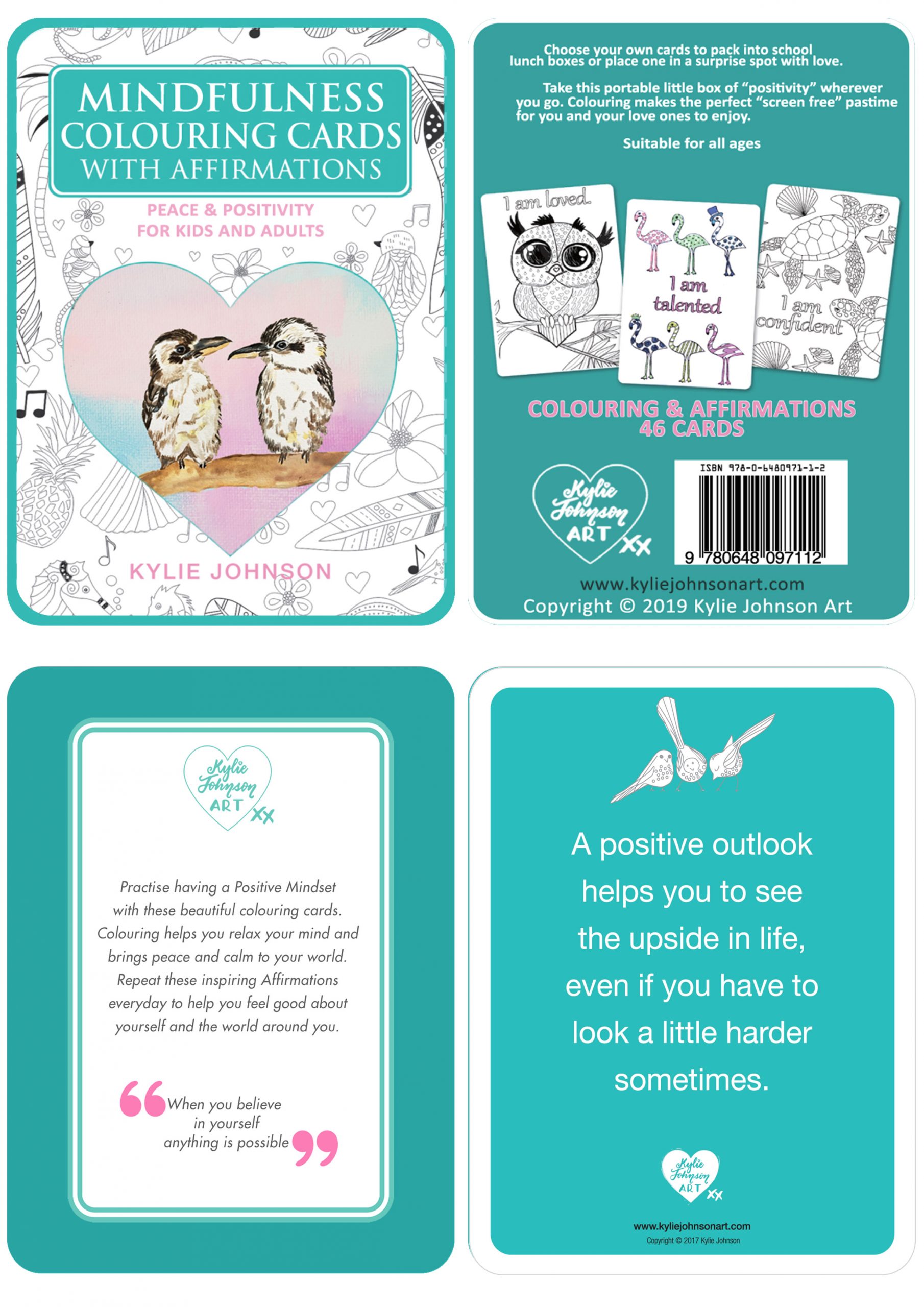 Mindfulness Colouring Cards with Affirmations - Image 12