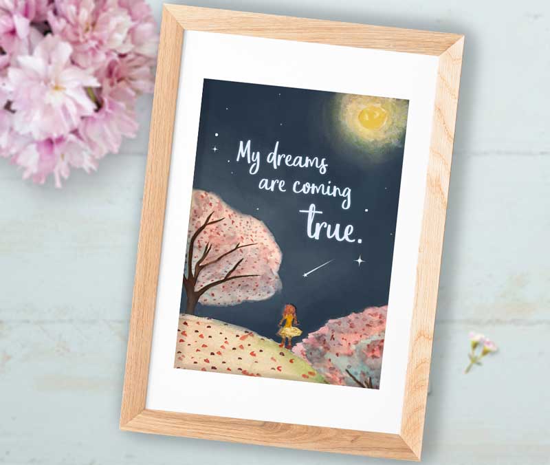 My Dreams – Inspirational Printable Poster | Digital Download - Image 2