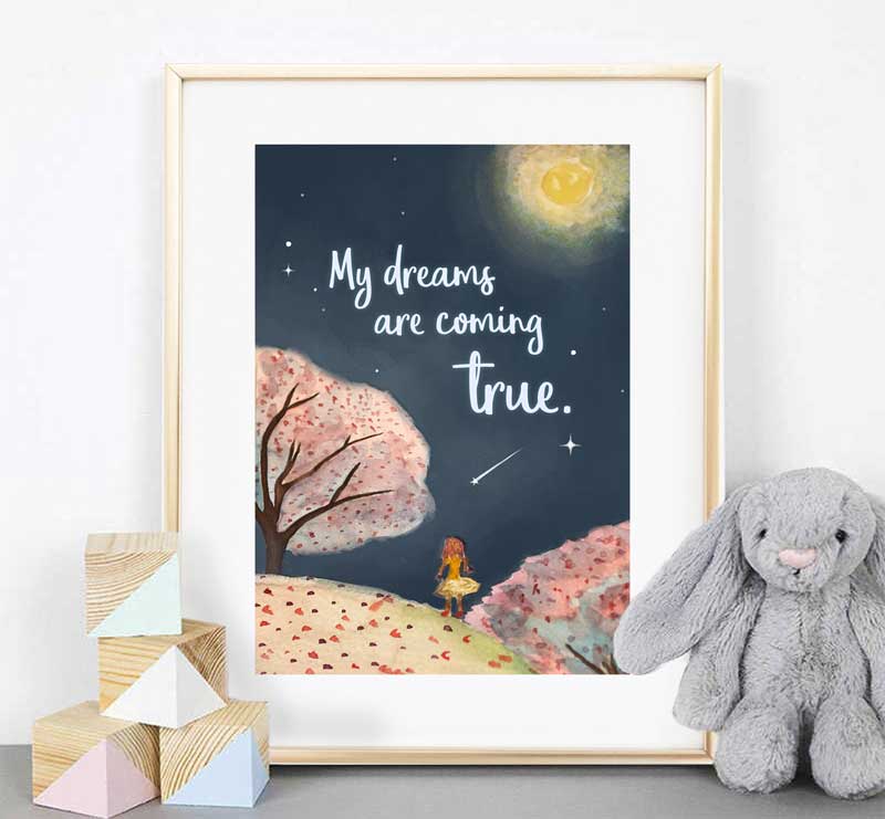 My Dreams – Inspirational Printable Poster | Digital Download - Image 3