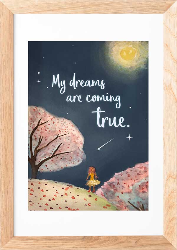 My Dreams – Inspirational Printable Poster | Digital Download