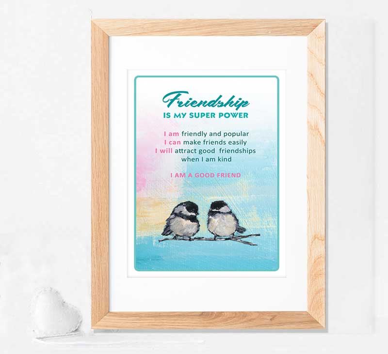 Friendship – Positive Affirmation Printable | Digital Download - Image 3