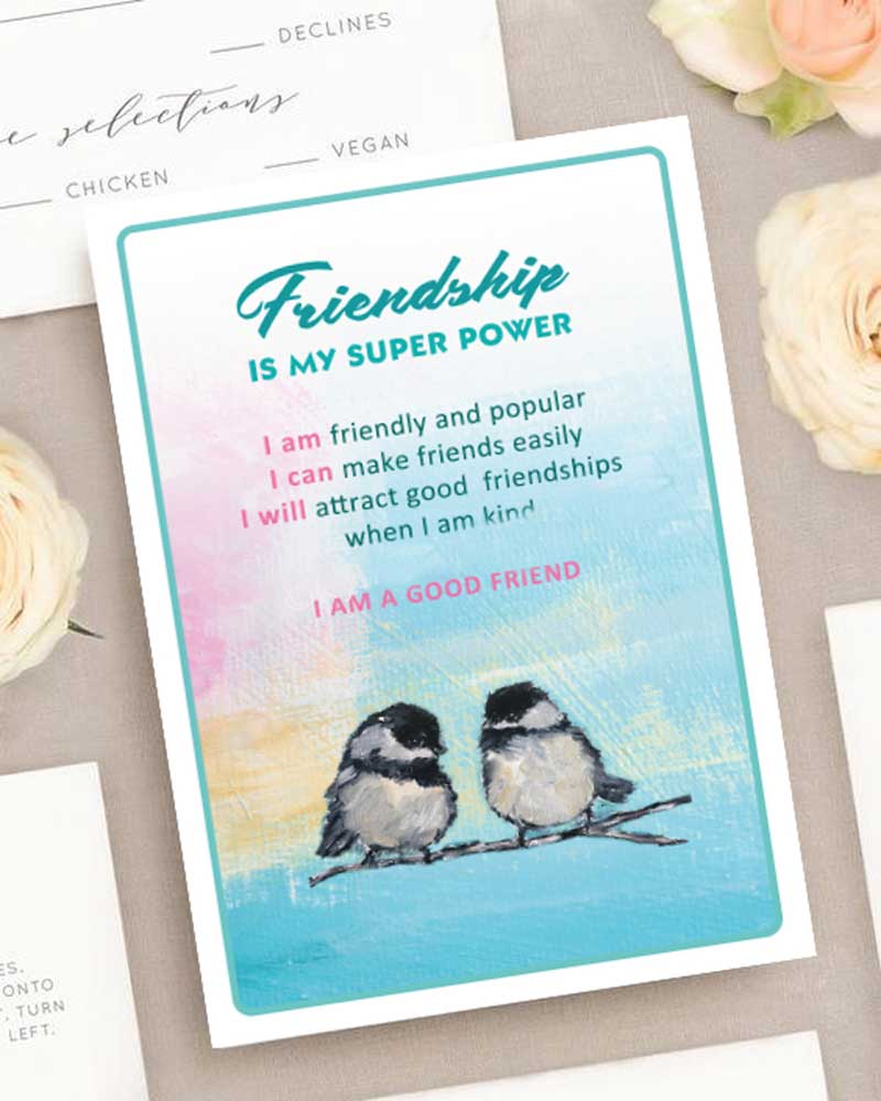 Friendship – Positive Affirmation Printable | Digital Download - Image 2