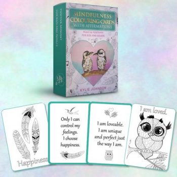 Mindfulness Colouring Cards with Affirmations - Image 2