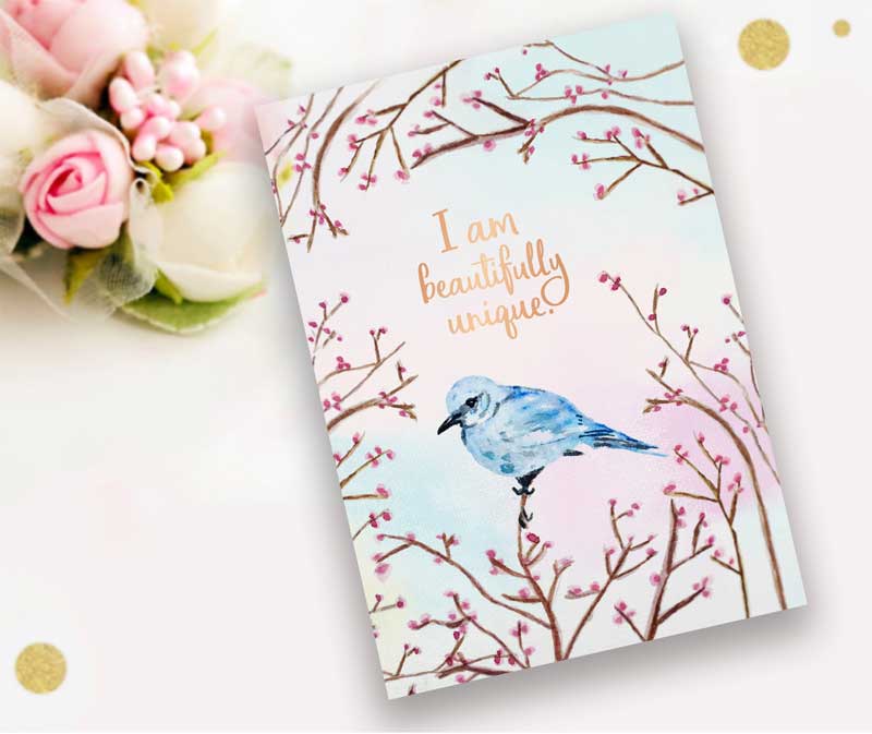 I Am Beautifully Unique – Self-Love Affirmation | Confidence Wall Art - Image 5