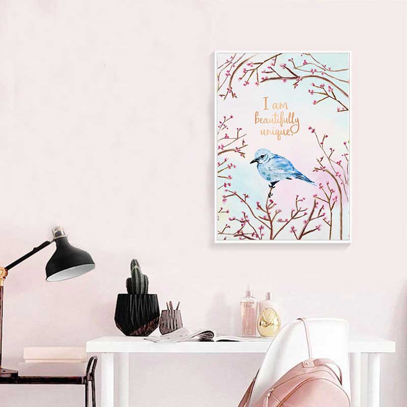 I Am Beautifully Unique – Self-Love Affirmation | Confidence Wall Art - Image 3