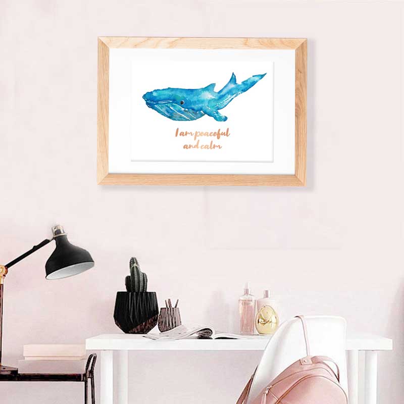 I Am Peaceful and Calm – Mindfulness Affirmation Poster | Calming Printable Wall Art - Image 4